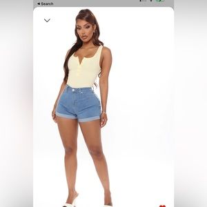 Light blue Jean shorts